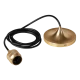 Cord Set Pro Σετ Καλωδίου Ανάρτησης με Ντουί E27 - Plated Brass - UMAGE