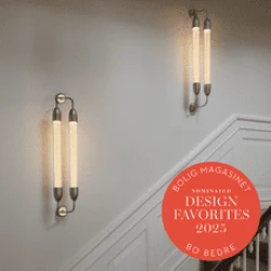 Φωτιστικό Τοίχου 2xGU10 Lemon Squeeze long double - Plated brass - by UMAGE