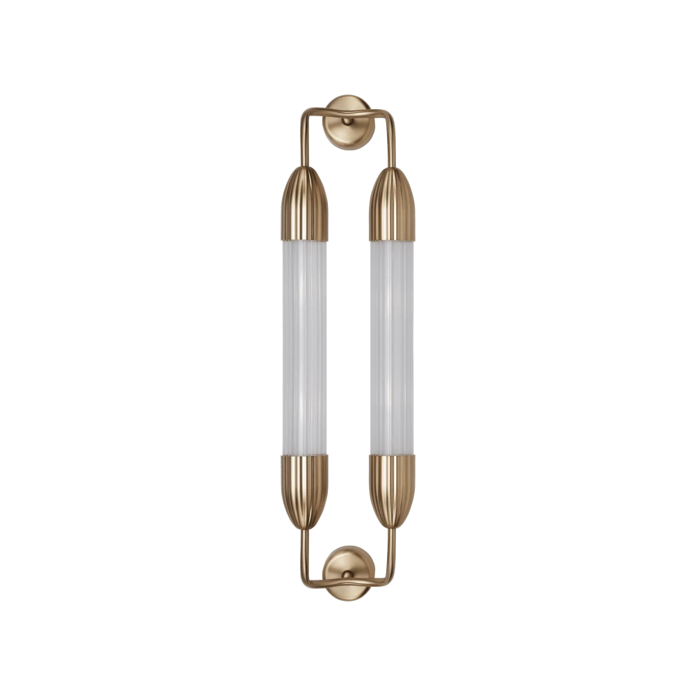 Φωτιστικό Τοίχου 2xGU10 Lemon Squeeze short double - Plated brass - by UMAGE