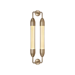 Φωτιστικό Τοίχου 2xGU10 Lemon Squeeze short double - Plated brass - by UMAGE