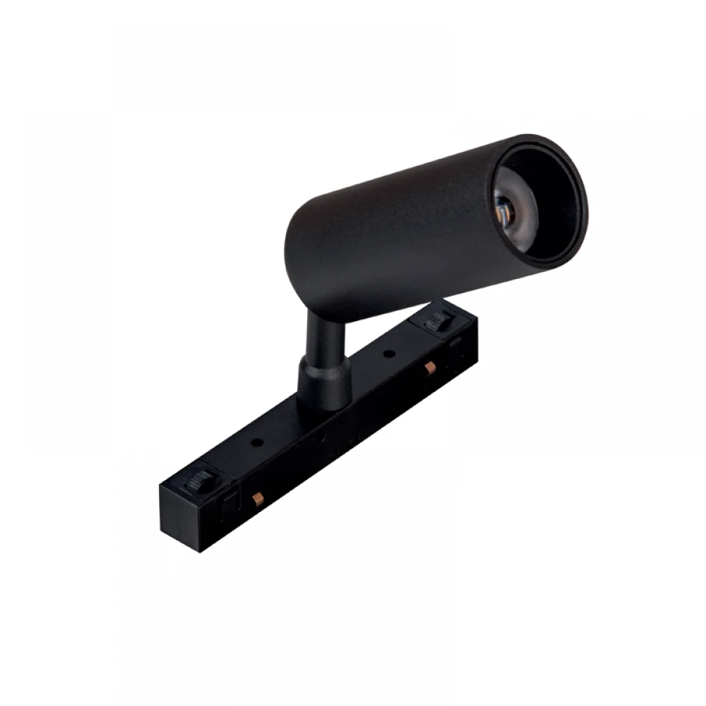 LED Μαγνητικό Spot από Αλουμίνιο Μαύρο 7W 580lm 3000K CRI90 32° DALI Dimmable Περιστρεφόμενο - Zambelis Lights