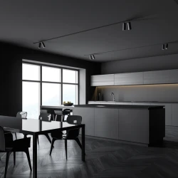LED Μαγνητικό Spot από Αλουμίνιο Μαύρο 7W 580lm 3000K CRI90 32° DALI Dimmable Περιστρεφόμενο - Zambelis Lights
