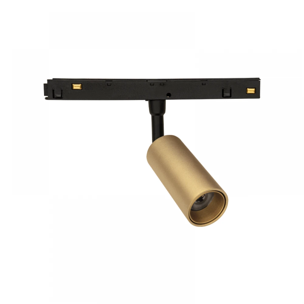 Μαγνητικό Spot LED από Αλουμίνιο σε Golden Brass 6W 2700K-3000K-4000K CRI90 24° DALI Dimmable Περιστρεφόμενο - Zambelis Lights