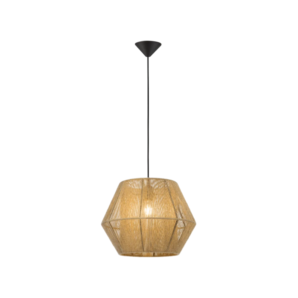 Κρεμαστό Φωτιστικό Με Κορδόνι Σε Τρία Χρώματα Ø400 1xE27 ZAIRA VIOKEF