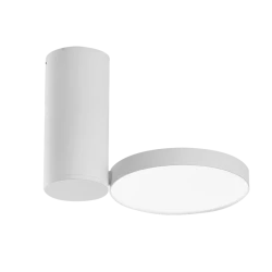 LED Μεταλλικό Downlight Οροφής Και Απλίκες Σε Λευκό 18W 1368Lm 3000K, Lotus VIOKEF