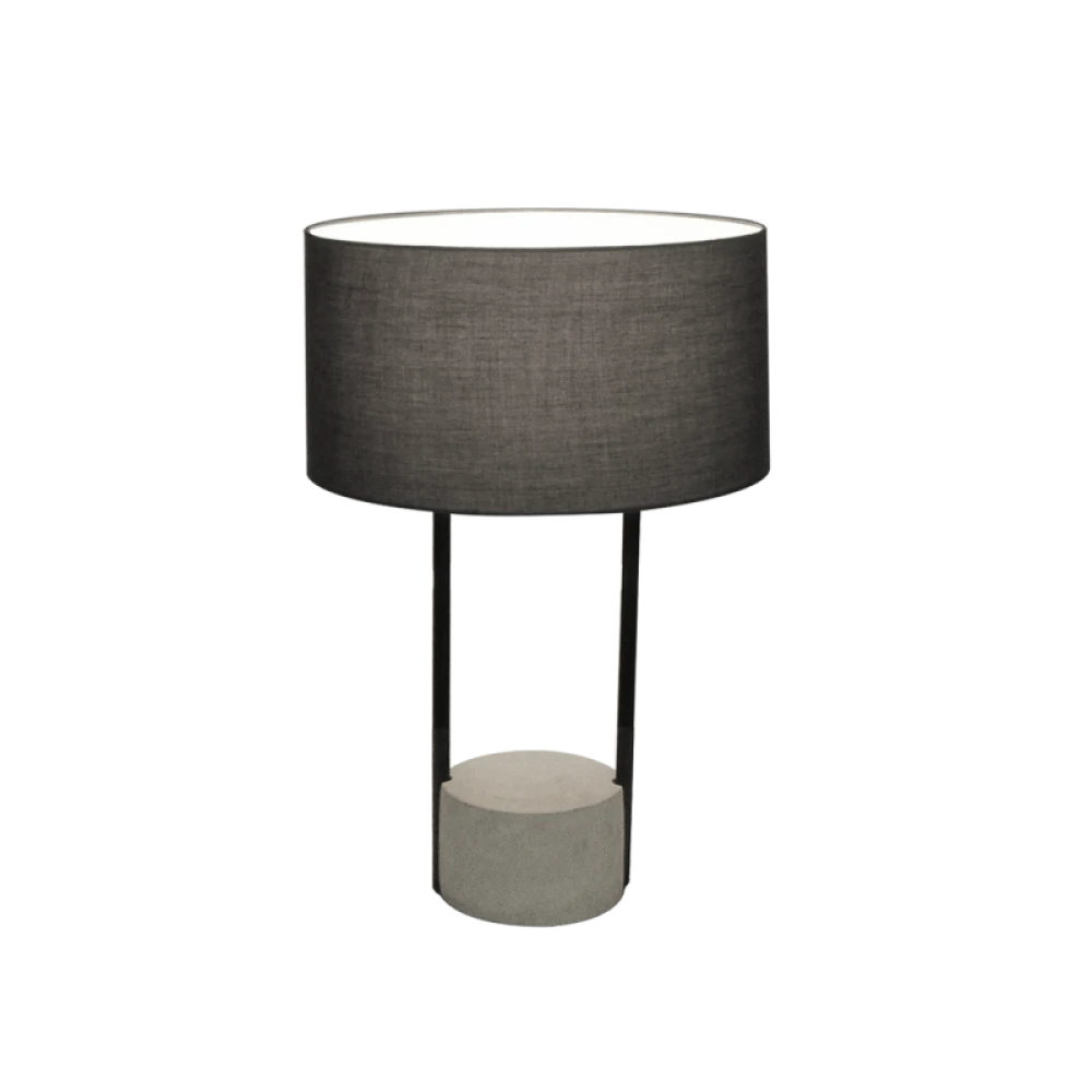 Πορτατίφ Με Μαύρο Υφασμάτινο Καπέλο 1x E27 40W max ALLEGRO - Viokef