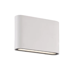 LED Απλίκα Σε Λευκό 11.5cm 3W 190Lm 3000K IP54 ARGON - Viokef