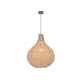 Κρεμαστό Φωτιστικό Μονόφωτο Από Rattan Ø42cm 1x E27 70W max BOLITA - Viokef