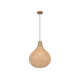Κρεμαστό Φωτιστικό Μονόφωτο Από Rattan Ø30cm 1x E27 70W max BOLITA - Viokef