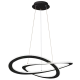 LED Κρεμαστό Φωτιστικό Μεταλλικό Μαύρο D:620 50W CHARLIE VIOKEF
