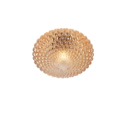 Πλαφονιέρα Με Μελί Γυαλί 1x E27 40W max ESTER - Viokef