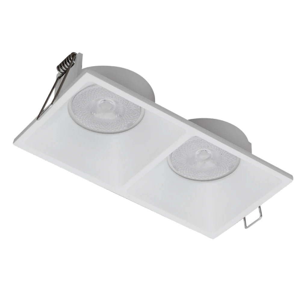 Σποτ Χωνευτό Δίφωτο Σε Λευκό Χρώμα - 2x GU10 35W FINO VIOKEF