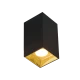 LED Σποτ Οροφής Σε Μαύρο SQUARE 76x76mm 12W GLAM- Viokef