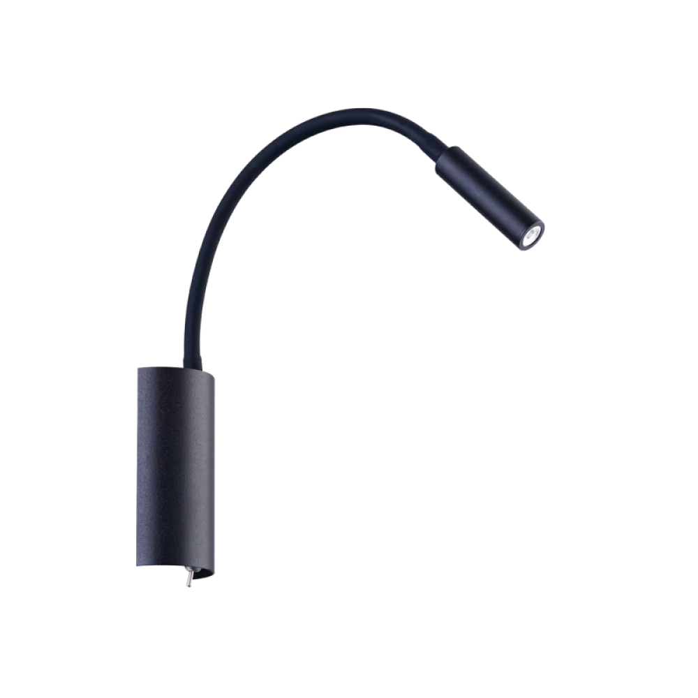 LED Απλίκα Σποτ Σε Μαύρο 3W 277lm 3000K MATRIX - Viokef