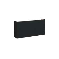 Απλίκα Εξωτερικού Χώρου Μαύρη 10W 550Lm 3000K IP54 QAUDRO - Viokef