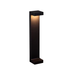 LED Στύλος Κήπου Σε Μαύρο Χρώμα 50cm 9W 507Lm 3000K IP54 QAUDRO - Viokef