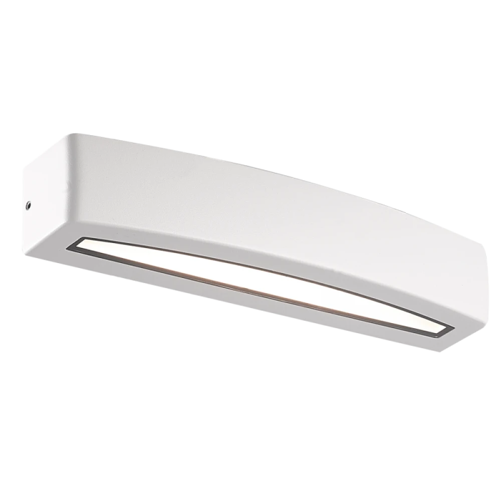 LED Απλίκα Λευκή 12W 371Lm 3000K IP54 RIO- Viokef