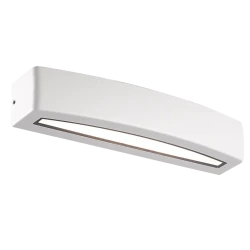 LED Απλίκα Λευκή 12W 371Lm 3000K IP54 RIO- Viokef