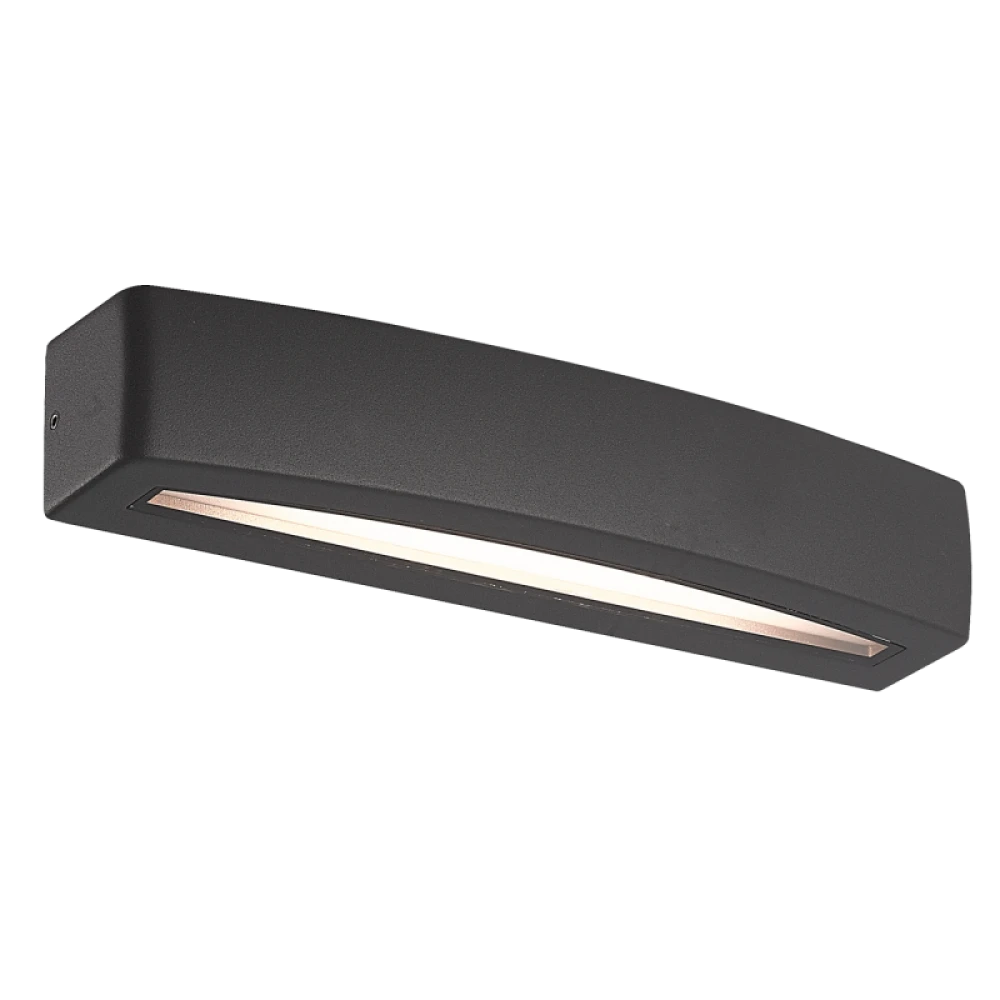 LED Απλίκα Ανθρακί 12W 371Lm 3000K IP54 RIO- Viokef