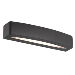 LED Απλίκα Ανθρακί 12W 371Lm 3000K IP54 RIO- Viokef