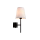 Απλίκα Σε Μαύρο Χρώμα Με Λευκό Καπέλο 1x E27 40W SONIA - Viokef