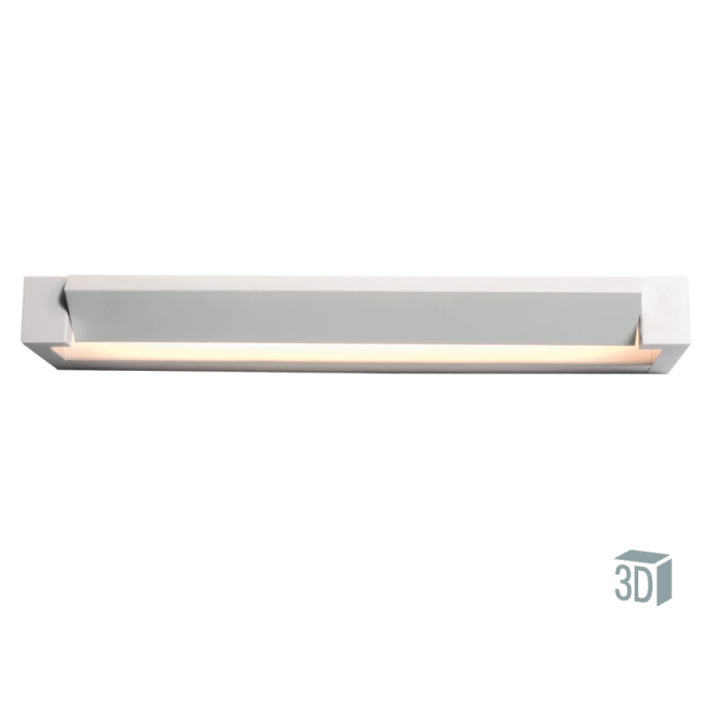 LED Απλίκα Μεταλλική Λευκή 12W 910Lm 3000K, Valse VIOKEF