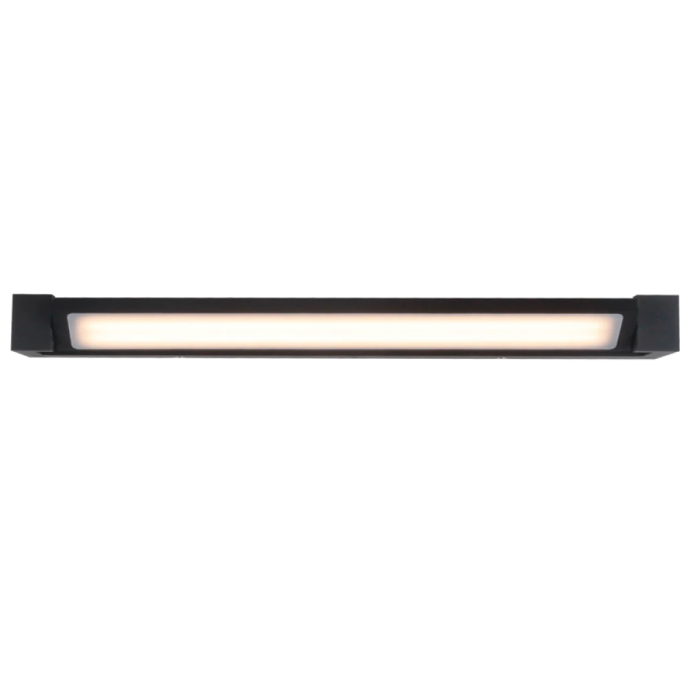 LED Απλίκα 70cm 20W 1811Lm 3000K VALSE Σε Μαύρο Χρώμα - Viokef