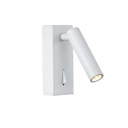 LED Απλίκα Ανάγνωσης Σε Άσπρο Χρώμα 3W 225Lm 3000K ZEN - Viokef