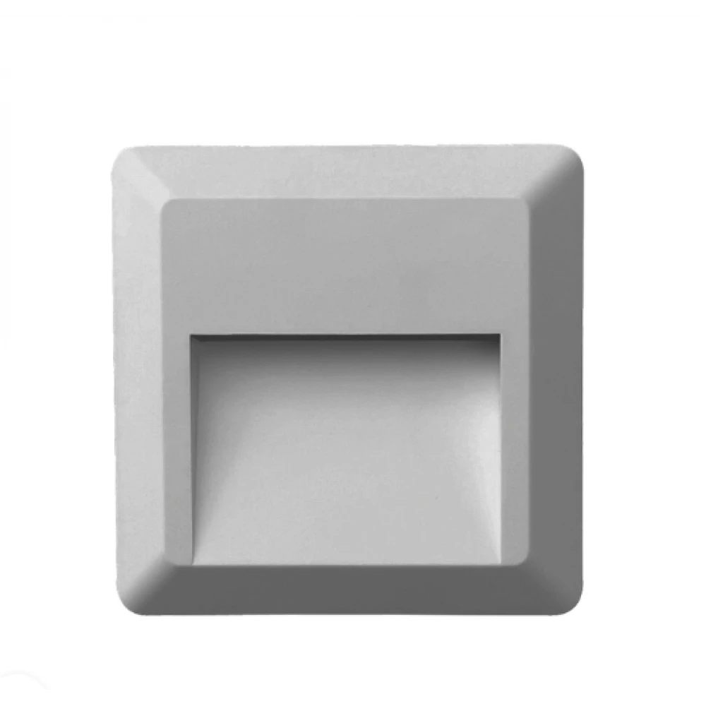 Led SLIM Επίτοιχα 2W 230V IP65 Σε Γκρι Αποχρώση ACA