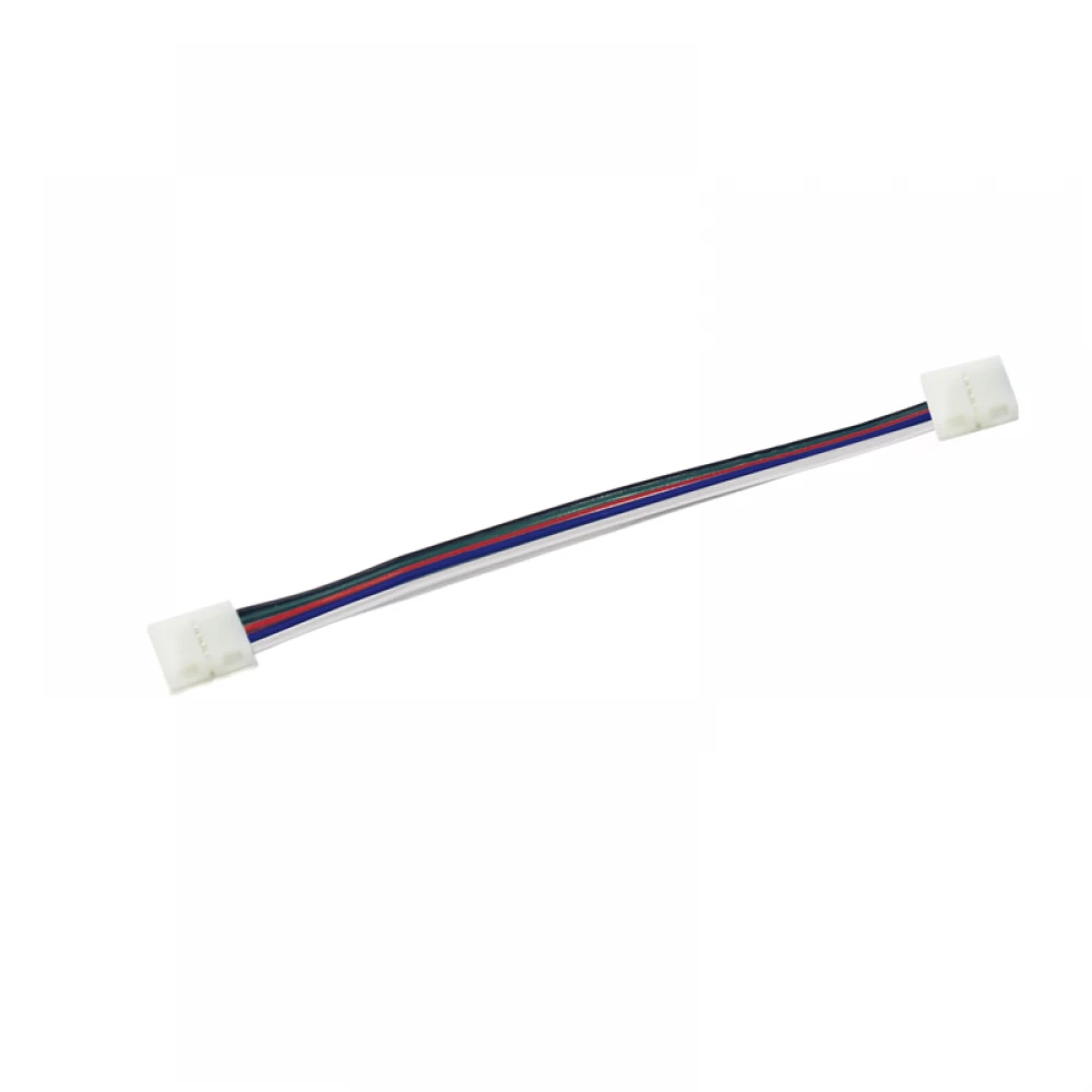 ΕΝΔΙΑΜΕΣΟΣ ΣΥΝΔΕΣΜΟΣ ΜΕ ΚΑΛΩΔΙΟ ΓΙΑ 12mm RGB 5050 LED ΛΩΡΙΔΑ ACA