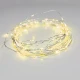 Fairy Lights 100 LED Λαμπάκια σε Σειρά Ρεύματος , Ασημί Καλώδιο Χαλκού Και 8 Προγράμματα, Κίτρινο 10m+3m 1,8W IP44 - ACA Christmas
