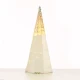 "SILVER & WHITE SEQUIN CONE TREE" 20 WW LED ΛΑΜΠΑΚΙΑ ΜΠΑΤΑΡΙΑΣ 3ΧΑΑ,IP20 Φ18.5Χ50CM