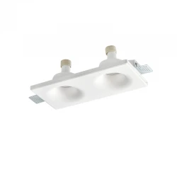 ΣΤΡΟΓΓΥΛΟ ΔΙΠΛΟ ΓΥΨΙΝΟ TRIMLESS ΣΠΟΤ 260*130*45 REMY 2*GU10 ACA