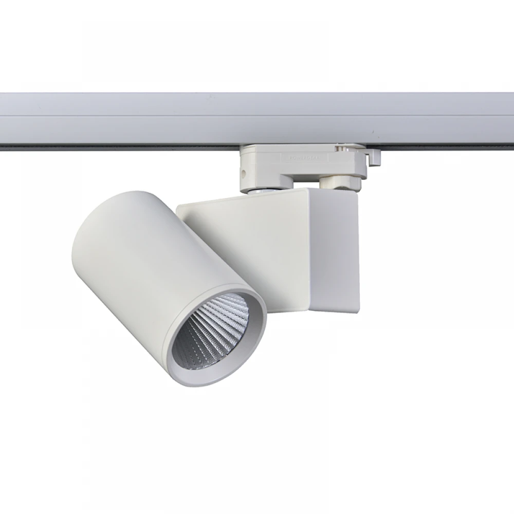 LED ΣΠΟΤ ΡΑΓΑΣ 4 ΚΑΛΩΔΙΩΝ 20W 3000K 3-PHASE 38° 2200LM 230V AC Ra80 5YRS