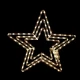 "3 STARS" 108 LED ΣΧΕΔΙΟ 4.5m ΦΩΤΟΣΩΛΗΝΑ ΘΕΡΜΟ ΛΕΥΚΟ FLASH IP44 56cm