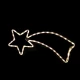 "COMET" 48 LED ΣΧΕΔΙΟ 2m ΦΩΤΟΣΩΛΗΝΑ ΘΕΡΜΟ ΛΕΥΚΟ FLASH IP20 68x29cm