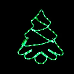 "TREE" 72 LED ΣΧΕΔΙΟ 3m ΦΩΤΟΣΩΛΗΝΑ ΠΡΑΣΙΝΟ IP44 44x51cm