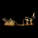 "REINDEER PULL SLEIGH" 192LED ΣΧΕΔΙΟ 8m ΦΩΤΟΣΩΛΗΝΑ ΘΕΡΜΟ ΛΕΥΚΟ IP44 145x23.5x49cm