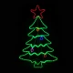CHRISTMAS TREE 288 LED 8m ΦΩΤΟΣΩΛΗΝΑ ΠΟΛΥΧΡΩΜΟ FLASH, IP65, 70X114CM