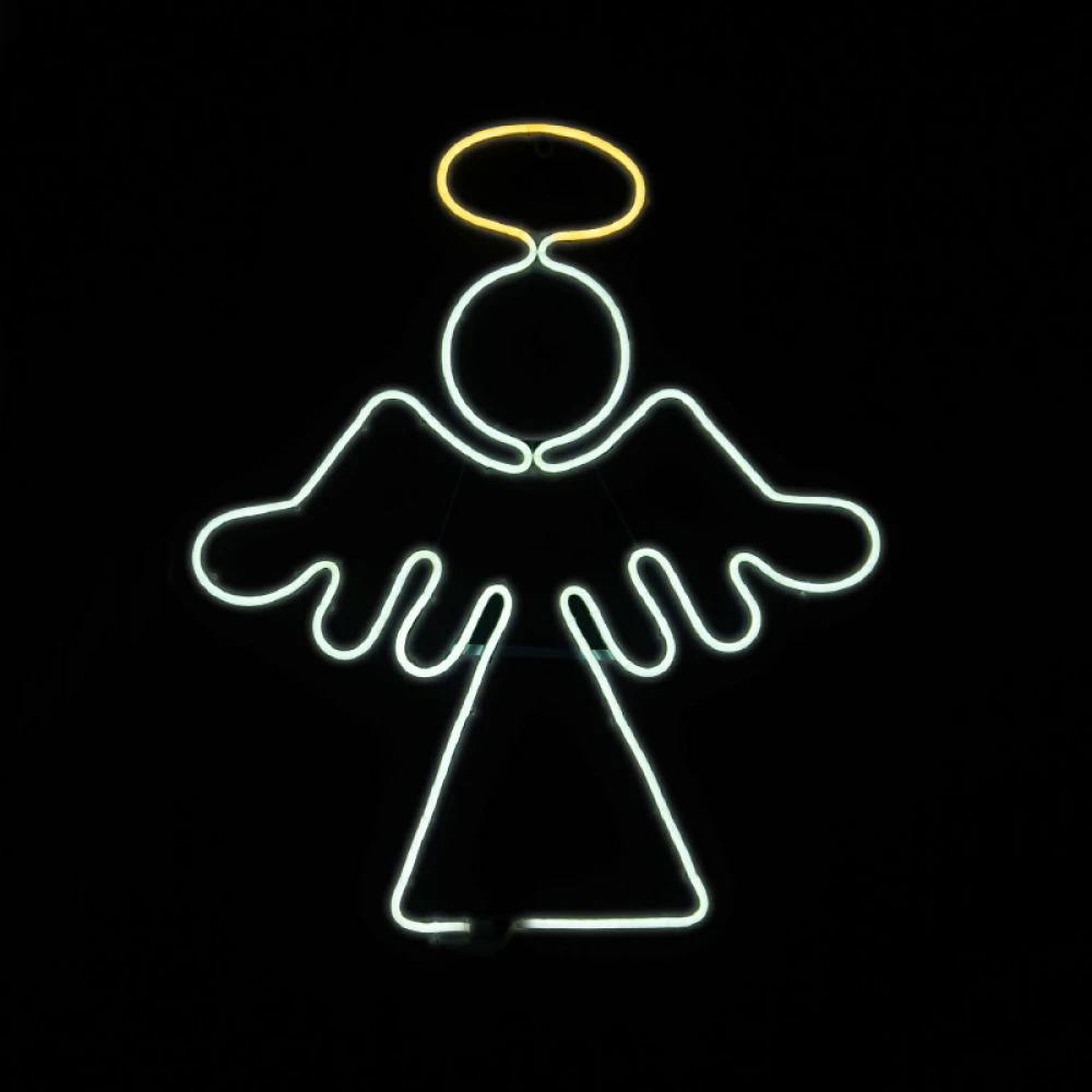 ANGEL 350 DOUBLE NEON LED ΦΩΤΟΣΩΛΗΝΑ 3m ΘΕΡΜΟ & ΨΥΧΡΟ ΣΤΑΘΕΡΟ IP65 560*640mm