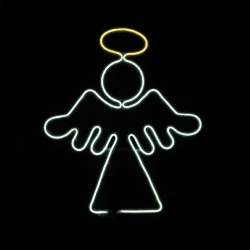 ANGEL 350 DOUBLE NEON LED ΦΩΤΟΣΩΛΗΝΑ 3m ΘΕΡΜΟ & ΨΥΧΡΟ ΣΤΑΘΕΡΟ IP65 560*640mm