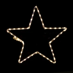 "STAR" 48 LED ΣΧΕΔΙΟ 2m ΦΩΤΟΣΩΛΗΝΑ ΘΕΡΜΟ ΛΕΥΚΟ IP44 55cm