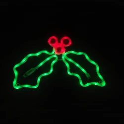 60 LED ΣΧΕΔΙΟ 2.5m ΦΩΤΟΣΩΛΗΝΑ ΚΟΚΚΙΝΟ& ΠΡΑΣΙΝΟ ΣΤΑΘΕΡΟ IP65 45*32cm