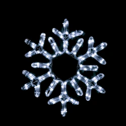  "SNOWFLAKE" 96 LED ΣΧΕΔΙΟ 4m ΦΩΤΟΣΩΛΗΝΑ ΨΥΧΡΟ ΛΕΥΚΟ IP44 38cm