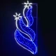 2 "BETHLEHEM STARS RIGHT" ΜΕ 628LED 15m ΜΠΛΕ & ΨΥΧΡΟ ΣΤΑΘΕΡΟ IP65 180x80cm