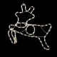"REINDEER" 72 LED ΣΧΕΔΙΟ 3m ΦΩΤΟΣΩΛΗΝΑ ΨΥΧΡΟ ΛΕΥΚΟ IP44 47x49cm