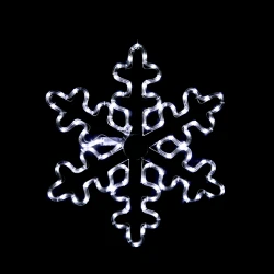 "SNOWFLAKE" 96 LED ΣΧΕΔΙΟ 4m ΦΩΤΟΣΩΛΗΝΑ ΨΥΧΡΟ ΛΕΥΚΟ FLASH IP44 56cm