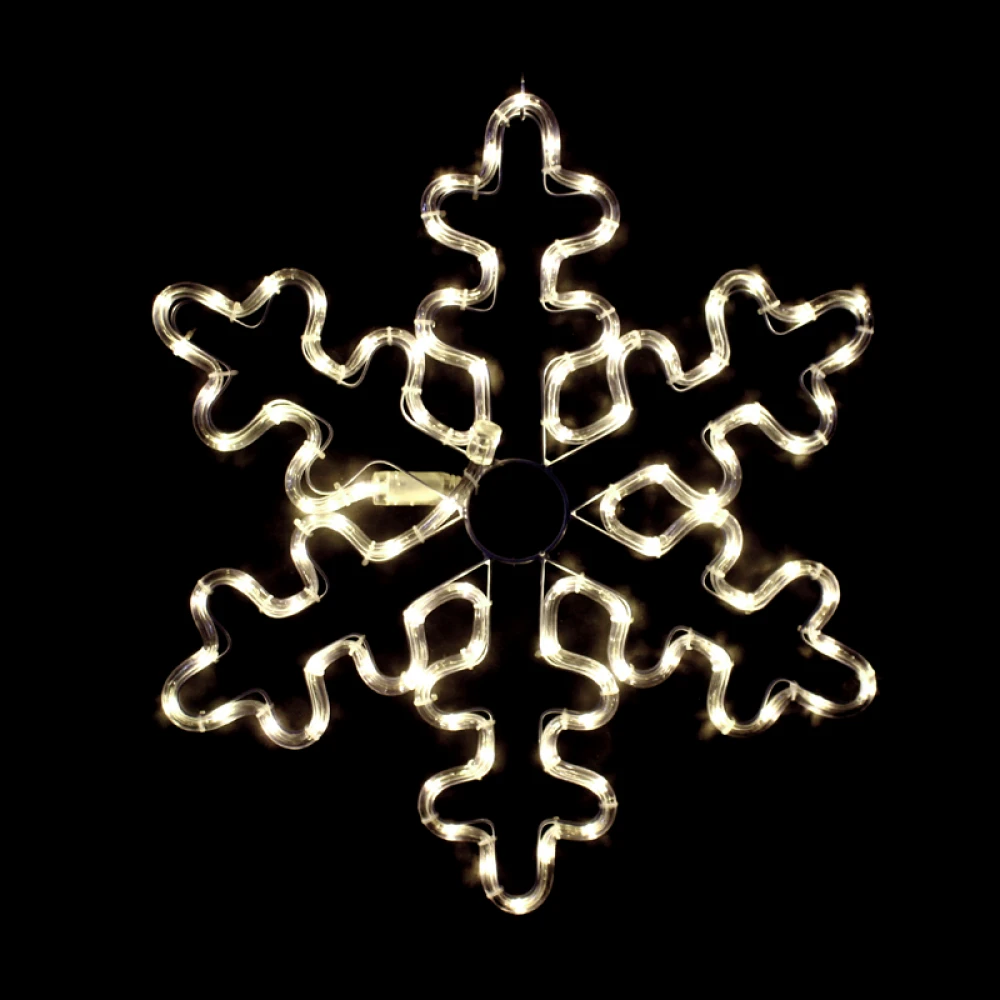"SNOWFLAKE" 96 LED ΣΧΕΔΙΟ 4m ΦΩΤΟΣΩΛΗΝΑ ΘΕΡΜΟ ΛΕΥΚΟ FLASH IP44 56cm