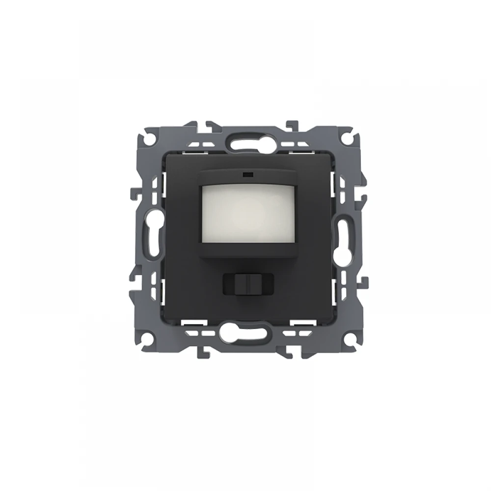 PRIME ΑΙΣΘΗΤΗΡΑΣ ΚΙΝΗΣΗΣ ΜΕ ΒΙΔΑ 1P 180-250VAC 400W(40VA) 5-7m 3-7Lux30-260sec IP20 MAT ΑΝΘΡΑΚΙ ACA