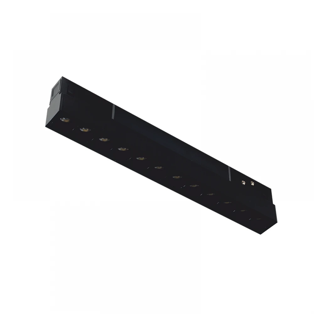 ΜΑΥΡΟ ΜΑΤ ΜΑΓΝΗΤΙΚΟ ΓΡΑΜΜΙΚΟ ΦΩΤΙΣΤΙΚΟ 48V DC 12W 3000K 1000LM 36° OSRAM RA90 L220MM
